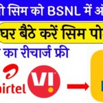 BSNL 4G SIM Port Online